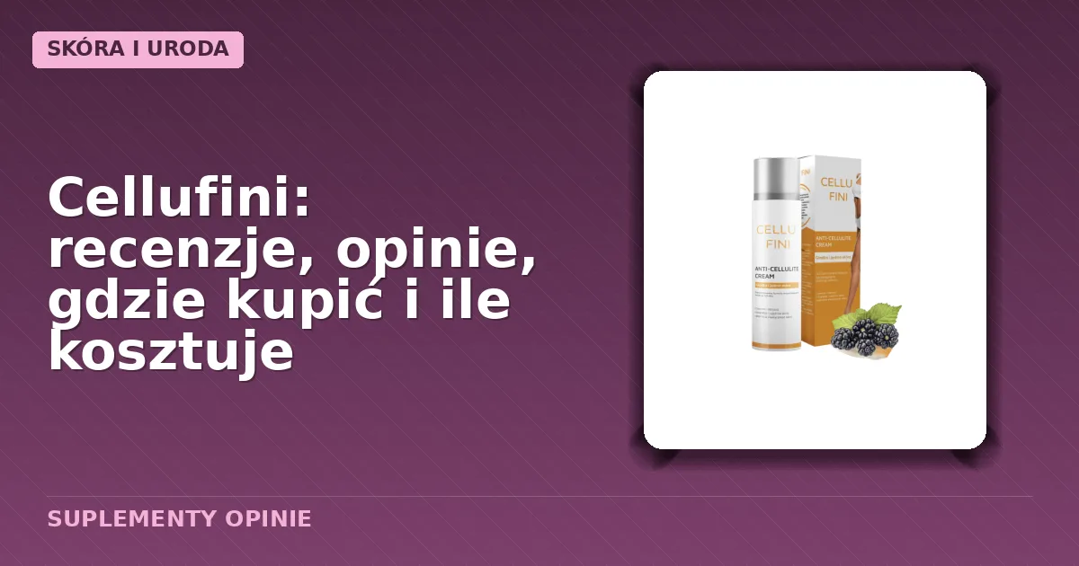 Opakowanie kremu Cellufini