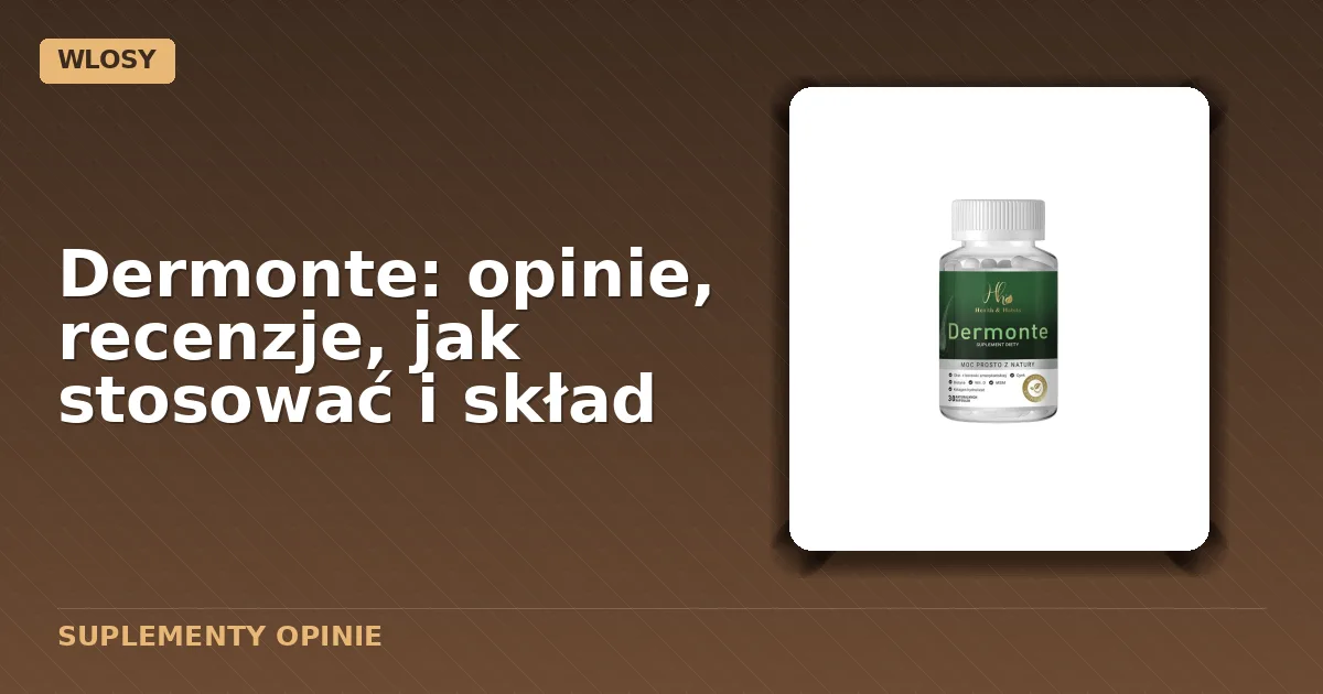 Opakowanie emulsji olejkowej Dermonte