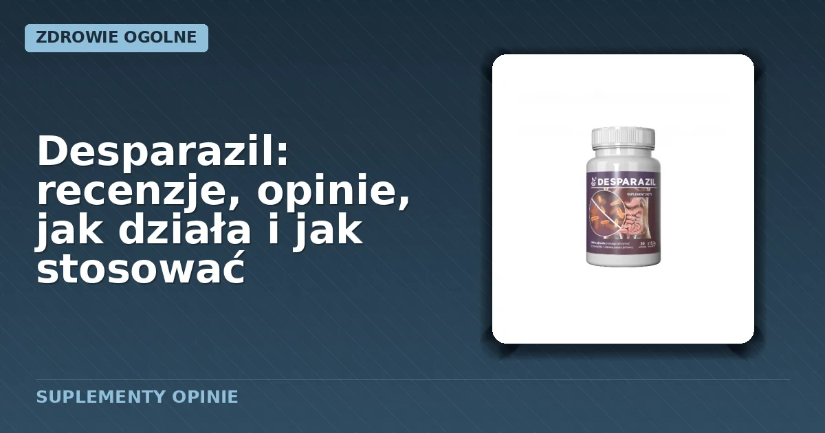 Opakowanie kapsułek Desparazil