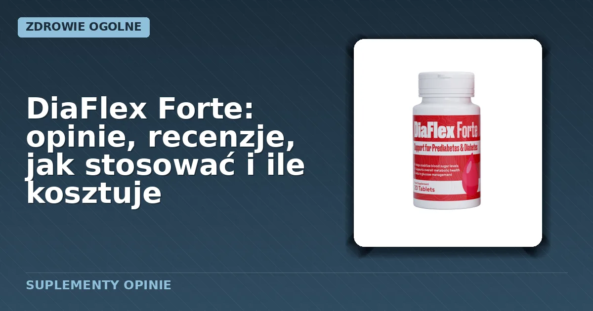 Opakowanie kapsułek DiaFlex Forte