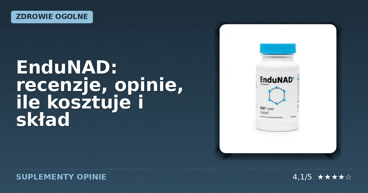 Opakowanie suplementu diety EnduNAD