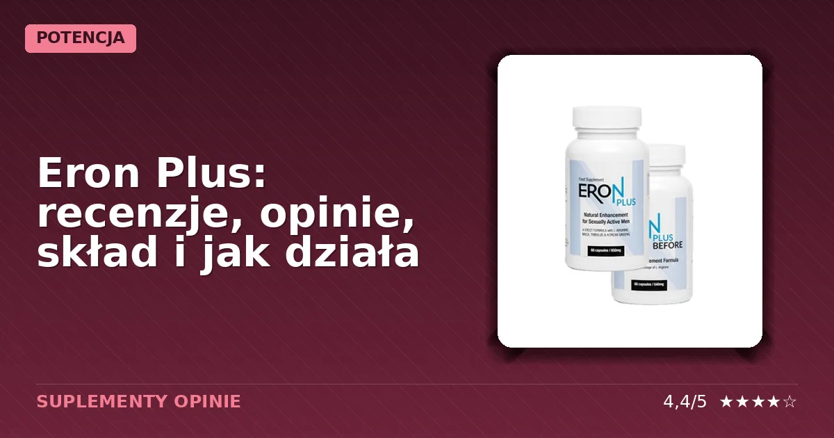 Opakowanie suplementu diety Eron Plus
