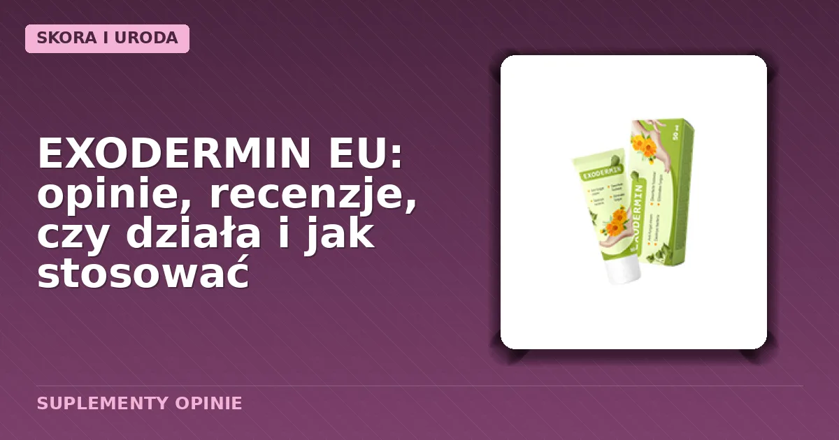 Opakowanie kremu EXODERMIN EU