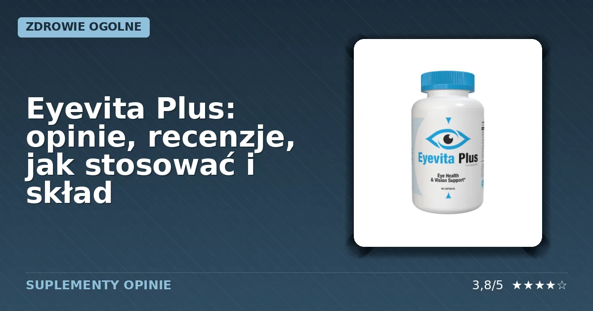 Opakowanie suplementu diety Eyevita Plus