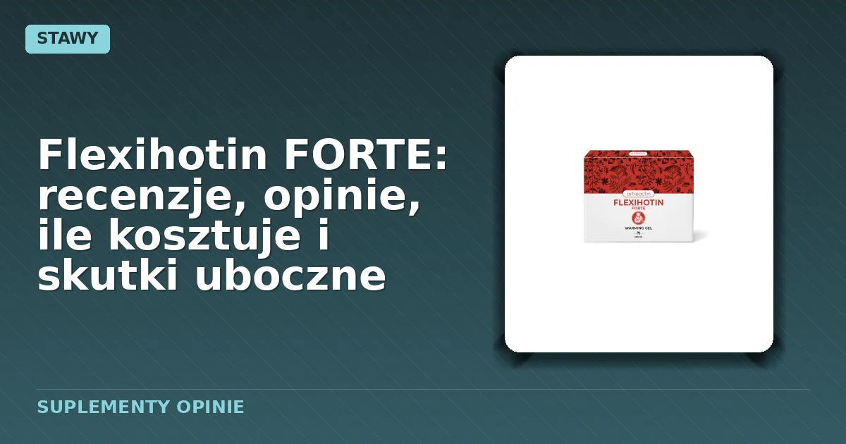 Opakowanie żelu Flexihotin FORTE