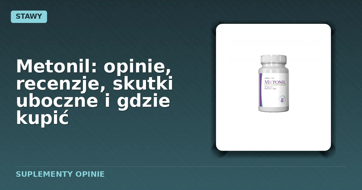 opakowanie kapsułek suplementu diety Metonil
