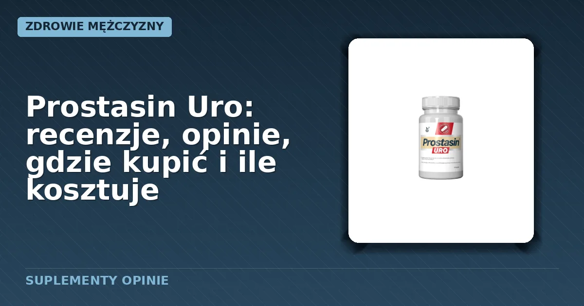Opakowanie preparatu ProstasInURO