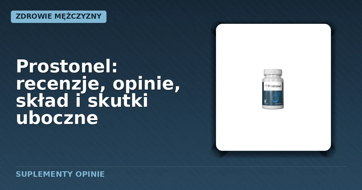 Opakowanie suplementu diety Prostonel