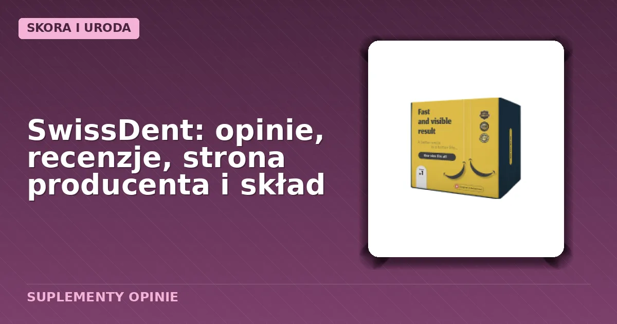 Opakowanie ruchomych licówek SwissDent