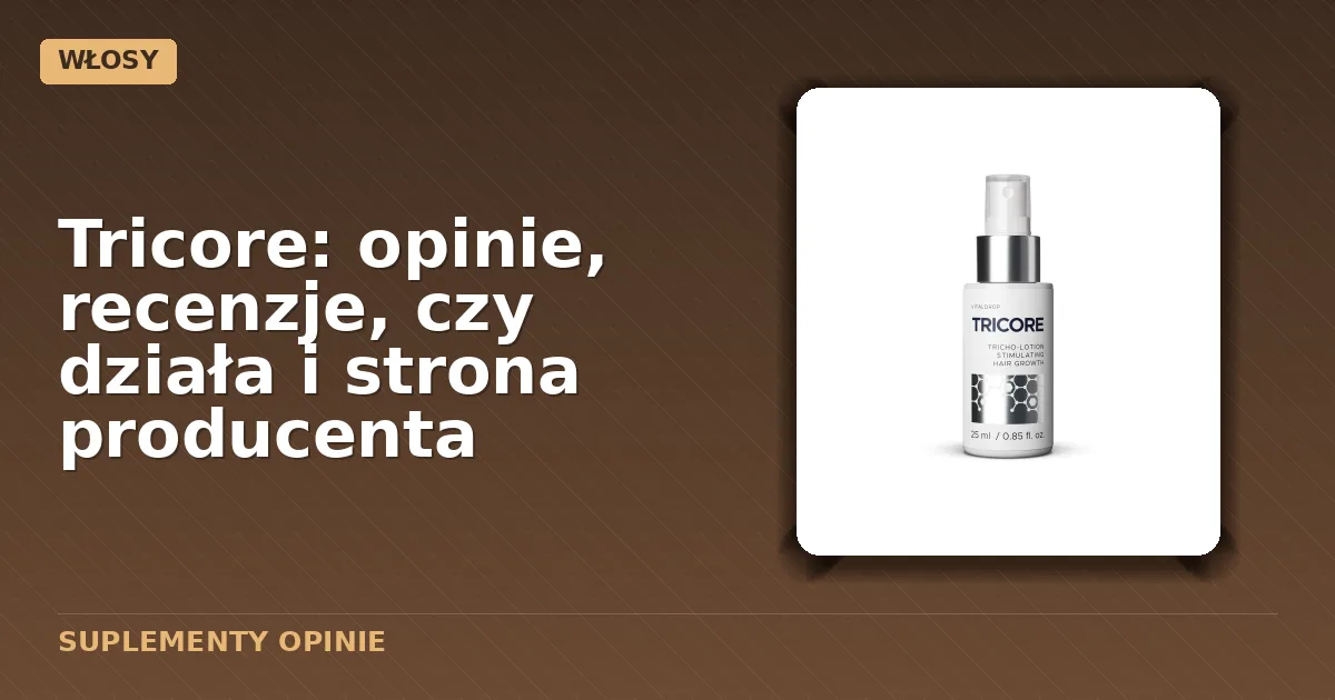 Opakowanie sprayu do skóry głowy Tricore